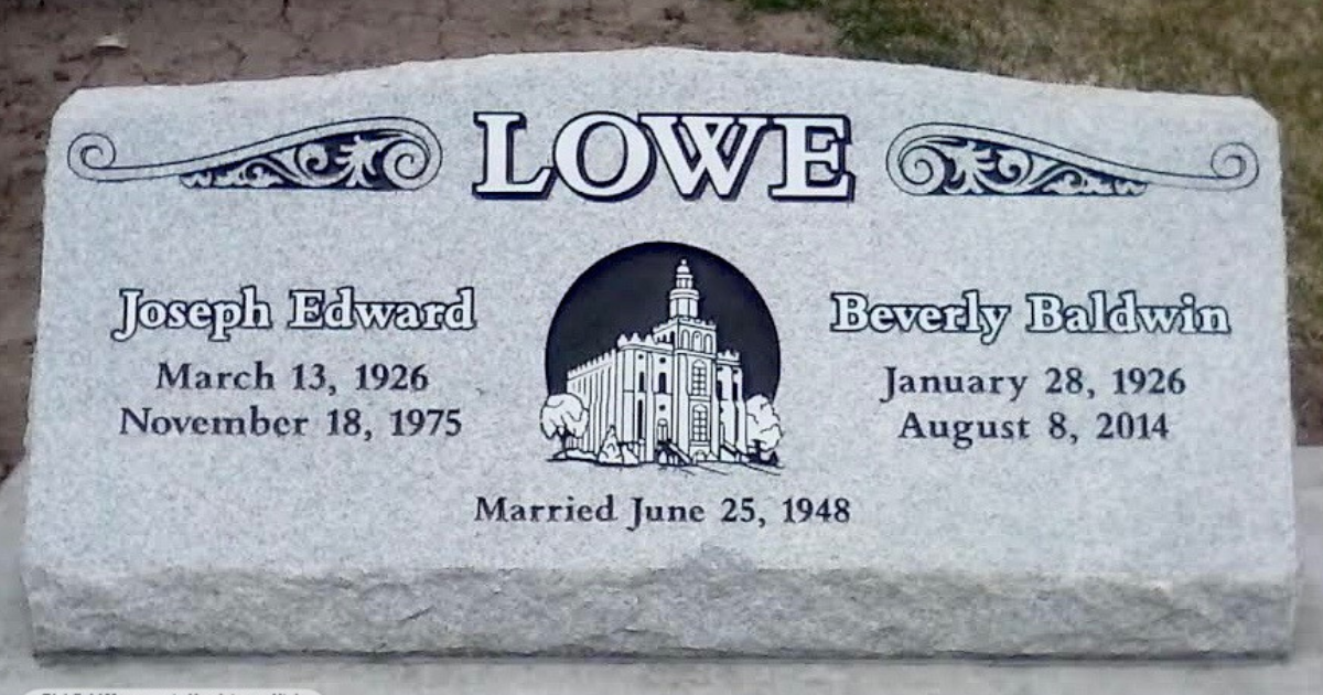 Changing an existing headstone inscription